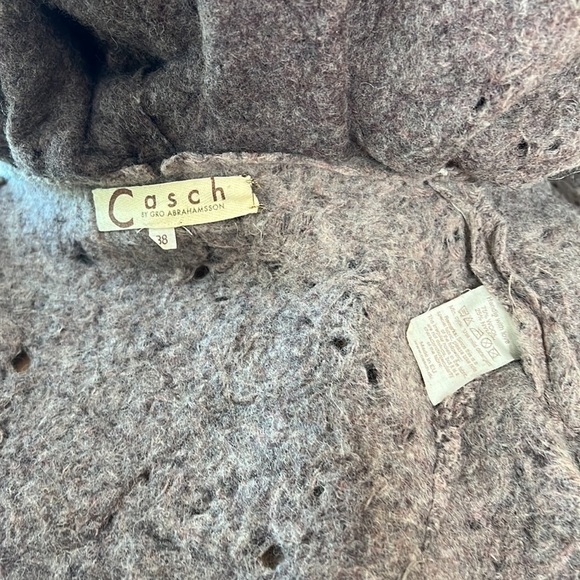 Casch by Gro Abrahamsson Sz 38 Boiled Wool Coat - Work of Art - Picture 16 of 16